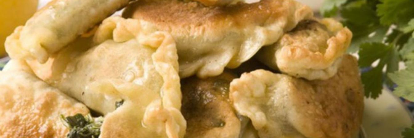 Кутабы с зеленью