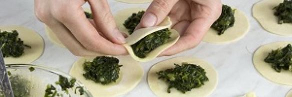 кутабы с зеленью