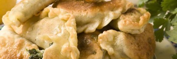 кутабы с зеленью