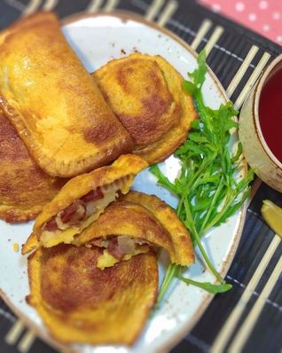 Ленивые пирожки из хлеба