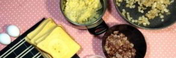 лентяйские пирожки из хлеба