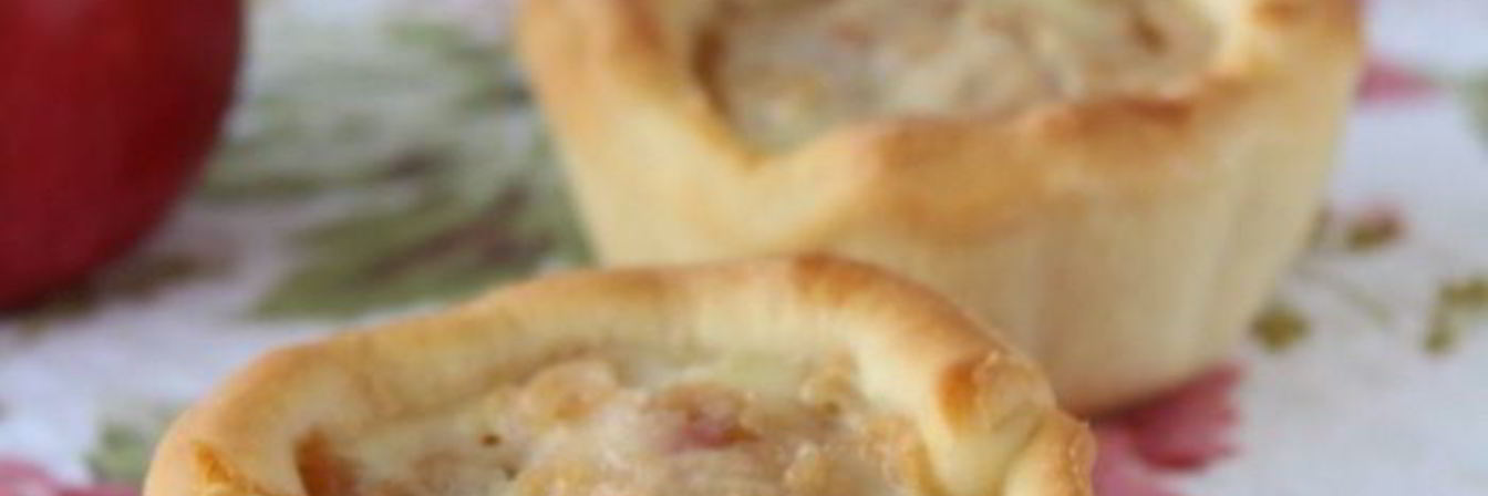 Мини-пирожки с яблоками