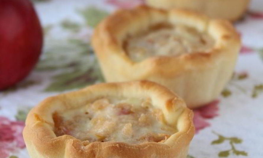 Рецепт мини-пирожков с яблоками