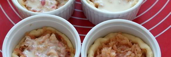 мини-пирожки с яблоками