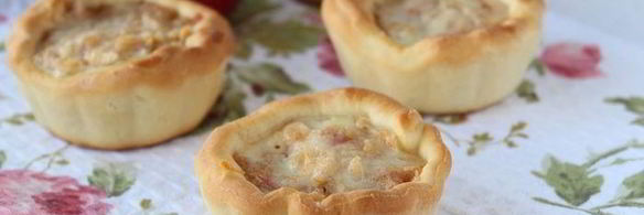 мини-пирожки с яблоками