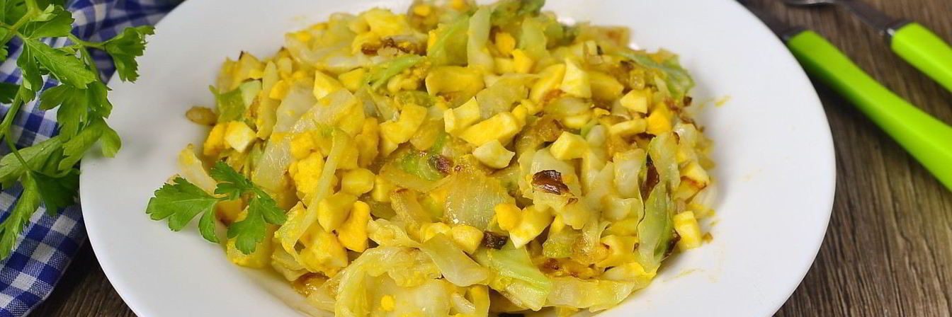 Начинка для пирожков с капустой и яйцом