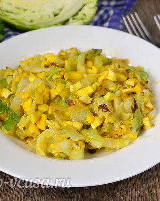 Начинка для пирожков с капустой и яйцом