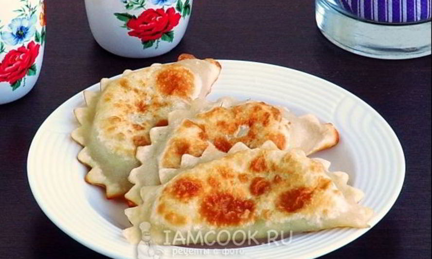 Рецепт пирожков-гребешков с сыром и укропом