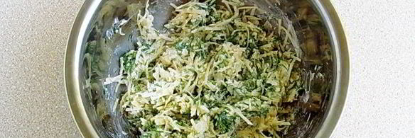 пирожки-гребешки с сыром и укропом