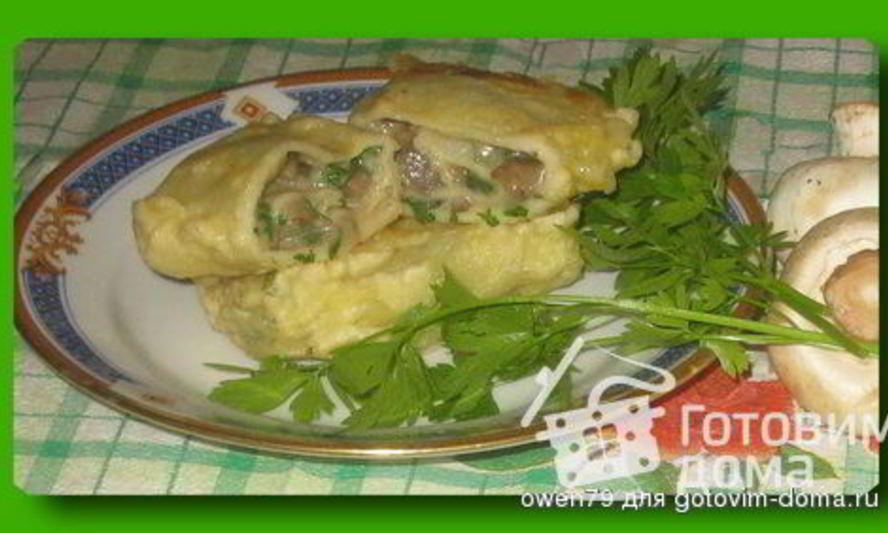 Рецепт пирожков из блинчиков, в кляре