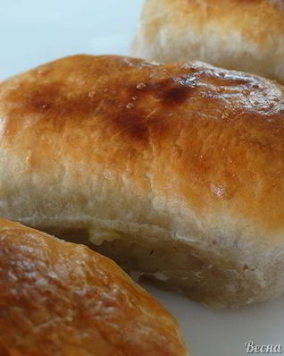 Пирожки из готового слоёного теста