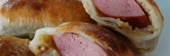 пирожки из готового слоёного теста