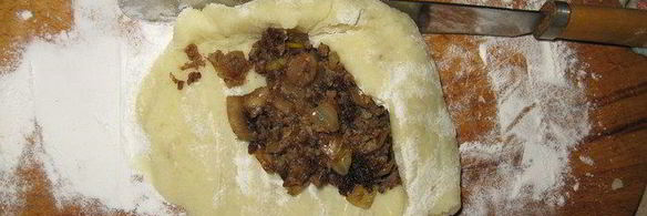 пирожки из картошки с начинкой