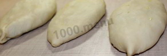 пирожки на кефире с зеленым луком и яйцом