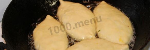 пирожки на кефире с зеленым луком и яйцом