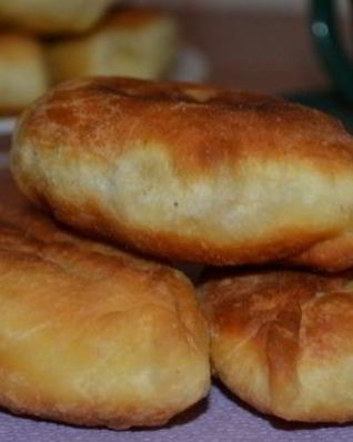 Пирожки на сухих дрожжах