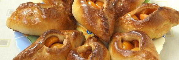 пирожки с абрикосами в духовке