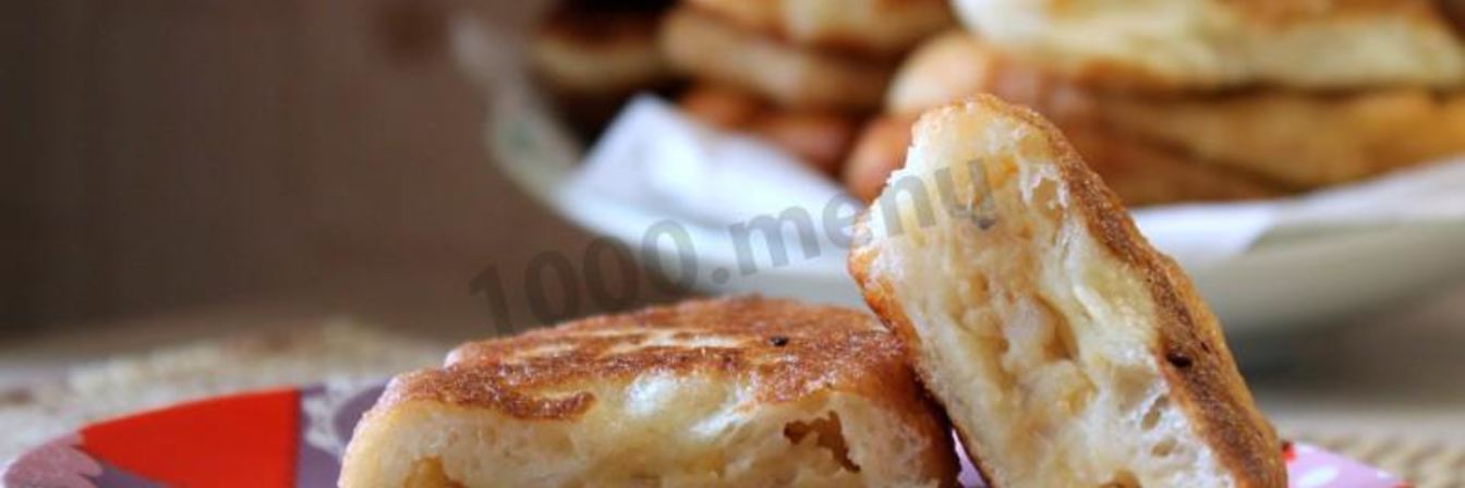 Пирожки с горохом жареные на сковороде