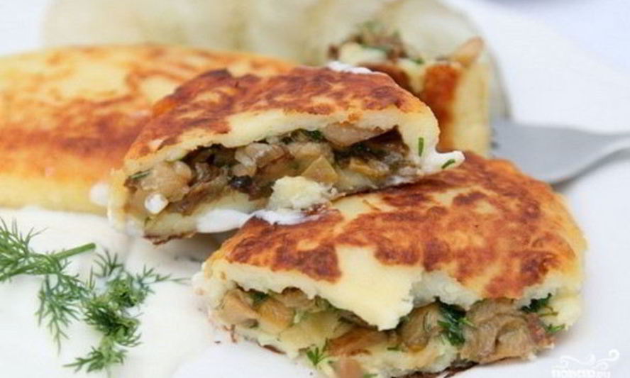 Рецепт пирожков с грибами жареные