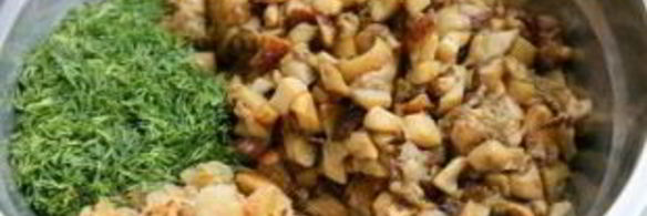 пирожки с грибами жареные