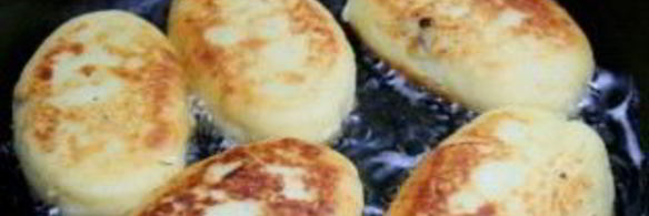 пирожки с грибами жареные