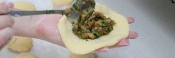 пирожки с грибами жареные