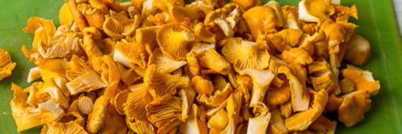 пирожки с лисичками и картофелем