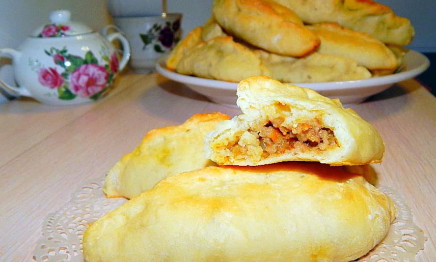 Рецепт пирожков с мясом и картошкой