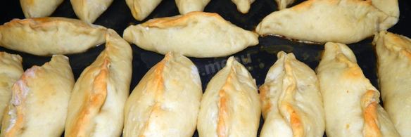 пирожки с мясом и картошкой