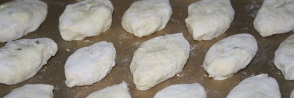 пирожки с мясом и сыром на творожном тесте в духовке