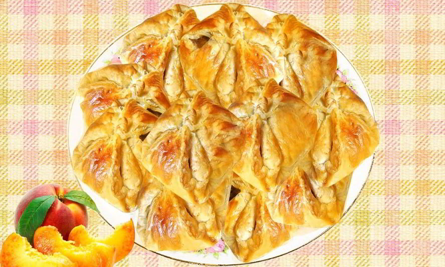 Рецепт пирожков с повидлом из слоеного теста