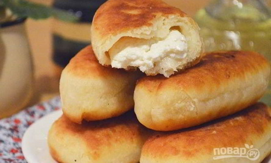 Рецепт пирожков с творожной начинкой