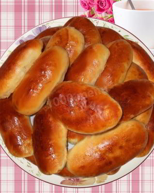 Пирожки с вареньем из заварного теста