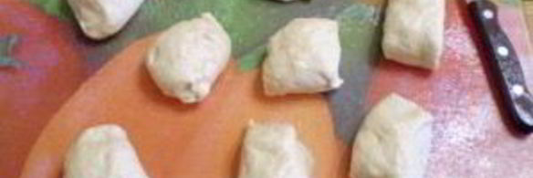 пирожки с яйцом и зеленью