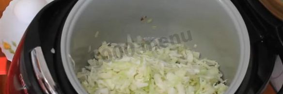 пирожки в мультиварке с капустой