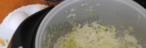 пирожки в мультиварке с капустой