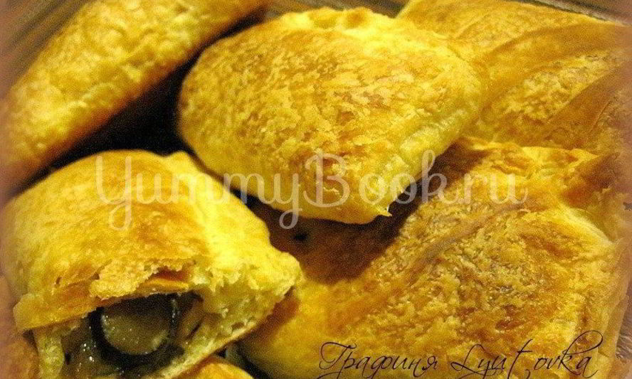 Рецепт пирожков закусочных с грибами