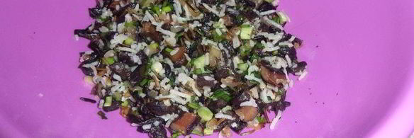 постные пирожки с рисом и грибами