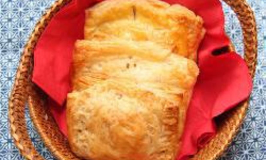 Рецепт слоеных пирожков с яблочной начинкой