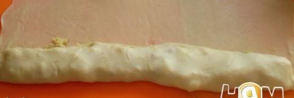 слоистые пирожки с картофелем