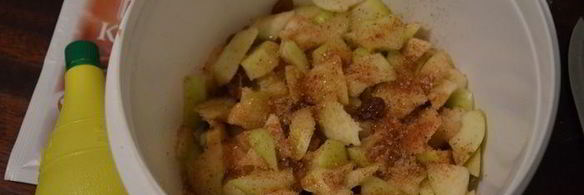 творожные пирожки с яблоками и изюмом