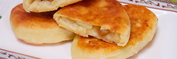 яблочные пирожки на творожном тесте