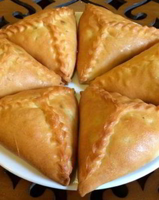 Эчпочмак с говяжьим фаршем по-татарски