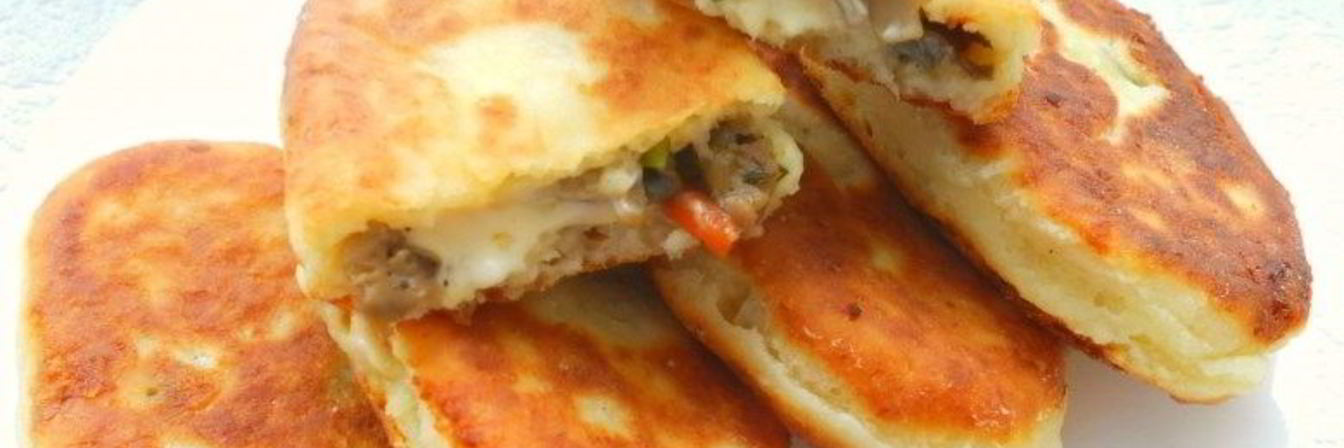 Жареные пирожки из творожного теста