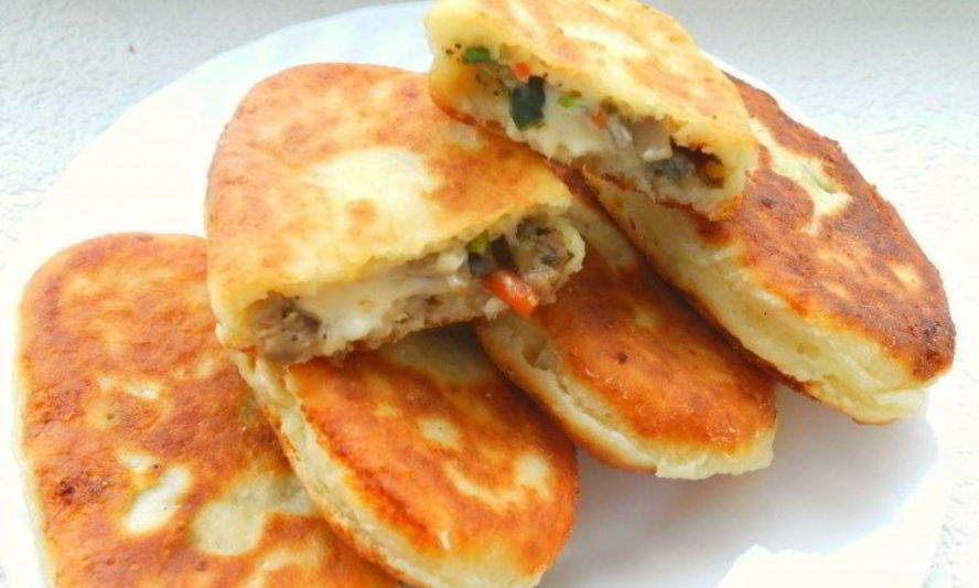 Рецепт жареных пирожков из творожного теста