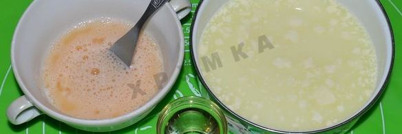 жареные пирожки с луком и яйцом на кефире