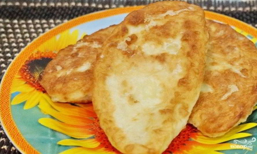 Рецепт жареных пирожков с творогом