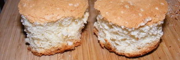 бисквитные пирожные маргаритки с заварным кремом и сливками