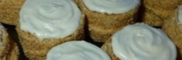 бисквитные пирожные с кремом