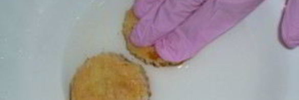 бисквитные пирожные с кремом